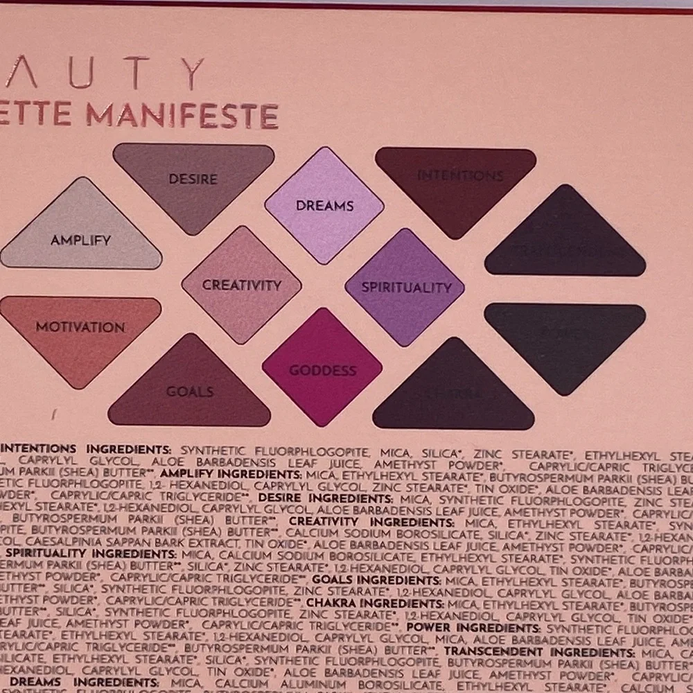 Āthr Beauty Manifest Eye shadow palette